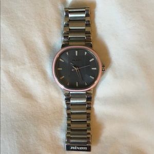 Nixon stainless steel watch
